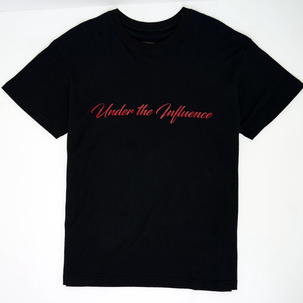 Black Printed Tshirt